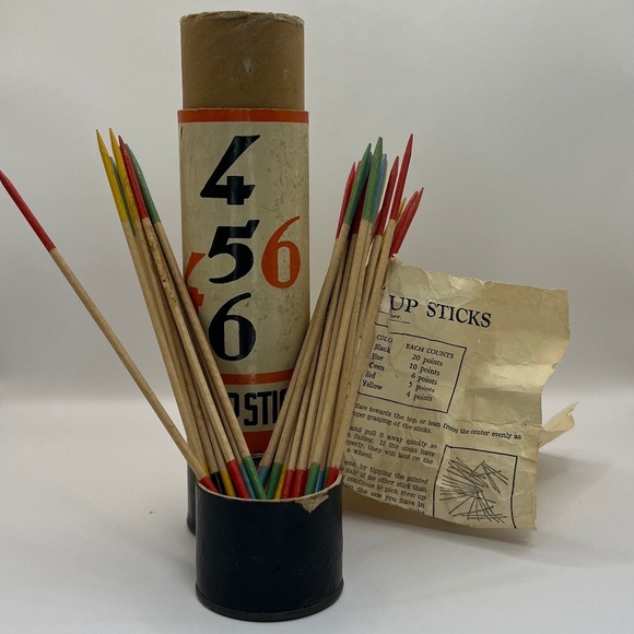 Vintage 1930s 456 Pick Up Sticks Game - Picture 4 of 7